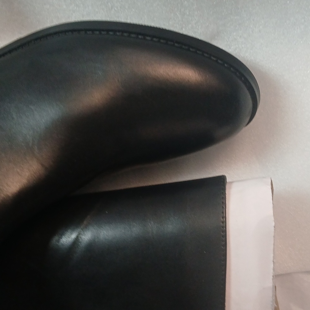 AquaDiva Black Riding Leather Boots - Picture 5 of 5